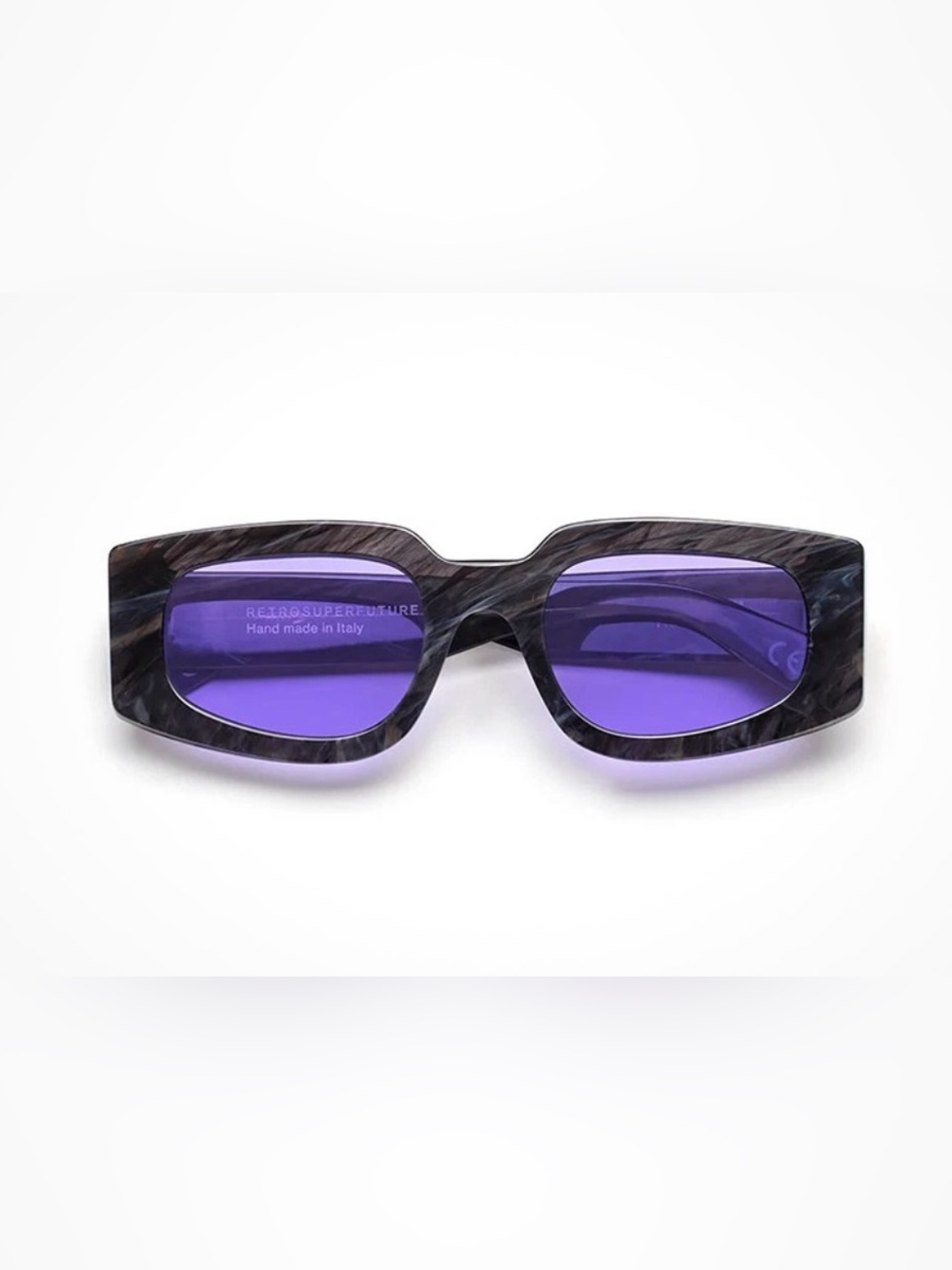 RETROSUOERFUTURE TETRA BLACK MARBLE SUNGLASSES